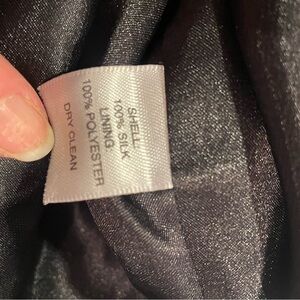 White House Black Market Black Patterned Dress